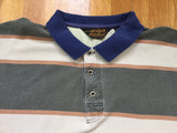 Vintage 90's Eddie Bauer Striped Polo Rugby Shirt