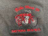 Vintage 1989 Daytona Beach Bike Week Harley Nascar T-Shirt