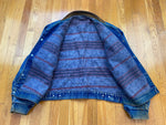 Vintage 70's Wrangler Flannel Lined Denim Chore Jacket - CobbleStore Vintage