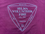 Vintage 90's Selma Fire Dept Virginia Fire Fighter T-Shirt