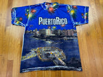 Vintage 90's Puerto Rico All Over Print Souvenir T-Shirt