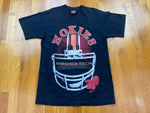 Vintage 90's Virginia Tech VT Hokies Football Blacksburg VA T-Shirt