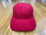 Vintage 90's Nautica Red Fleece Winter Spellout Hat