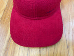 Vintage 90's Nautica Red Fleece Winter Spellout Hat