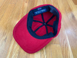 Vintage 90's Nautica Red Fleece Winter Spellout Hat