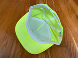 Vintage 80's Granger Select Chewing Tobacco Neon Green Hat