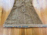 Vintage 70's Jr High Girl Sears Brown Corduroy Women's Dress