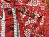 Vintage 90's Stefano Women's Floral Sleeveless Button Down Shirt