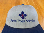 Vintage 80's Farm Credit Services Farmer K Products Hat