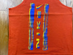 Vintage 90's Nike Orange White Tag Tank Top