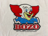 Vintage 90's Bozo the Cown Larry Harmon Ringer T-Shirt