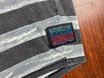 Vintage 90's Maui Trading Co Striped Distressed T-Shirt