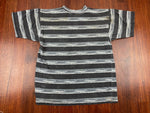 Vintage 90's Maui Trading Co Striped Distressed T-Shirt