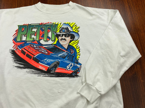 Vintage 90's Richard Petty Nascar STP Racing Crewneck Sweatshirt