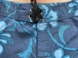 Vintage 90's Quiksilver Floral Surfing Board Shorts