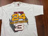 Vintage 90's I'm for 24 and Anything But 3 Nascar Racing T-Shirt