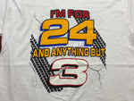 Vintage 90's I'm for 24 and Anything But 3 Nascar Racing T-Shirt