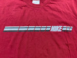 Vintage 90's Nike Maroon Red Embroidered Grey Tag T-Shirt