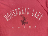 Vintage 90's Moosehead Lake Souvenir Moose Animal T-Shirt