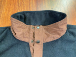 Vintage 90's North Face Black Snap Fleece Winter Sweatshirt - CobbleStore Vintage