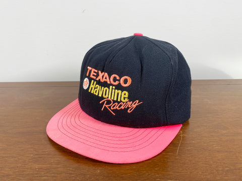 Vintage 90's Texaco Havoline Racing Nascar Davey Allison AJD Hat