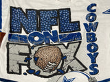 Vintage 1995 NFL on Fox Dallas Cowboys All Over Print T-Shirt - CobbleStore Vintage