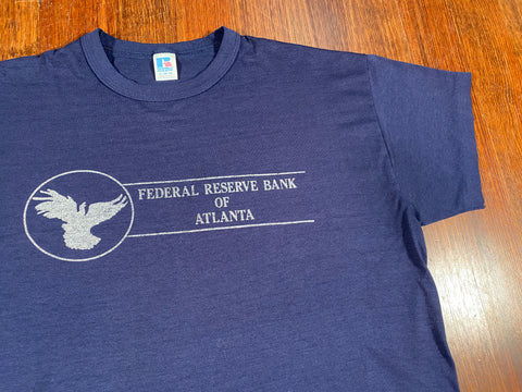 Vintage 90's Atlanta Federal Reserve Bank Russell Athletic T-Shirt