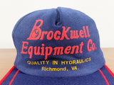 Vintage 80's Rockwell Equipment Richmond VA Made in USA Trucker Hat