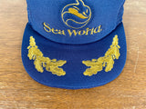 Vintage 80's Sea World Whale Orca Scrambled Egg Trucker Hat