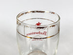 Vintage 80's Budweiser Beer Barrel Shaped Shot Glass