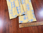 Vintage 50's Eljo's Quilted Yellow Plaid Pants - CobbleStore Vintage