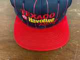 Vintage 90's Texaco Havoline Racing Davey Allison Pinstripe Hat