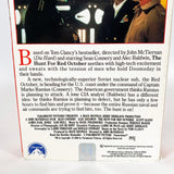 Vintage 1990 Hunt For Red October VHS Tape Movie