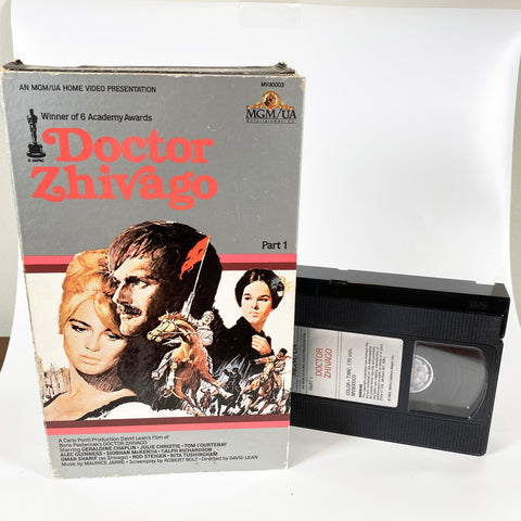 Vintage 80's Doctor Zhivago VHS Tape