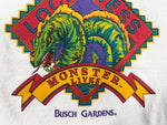 Vintage 90's Busch Gardens Loch Ness Roller Coaster T-Shirt