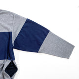 Vintage 90's Nautica Quarter Zip Grey Blue Fleece Sweatshirt