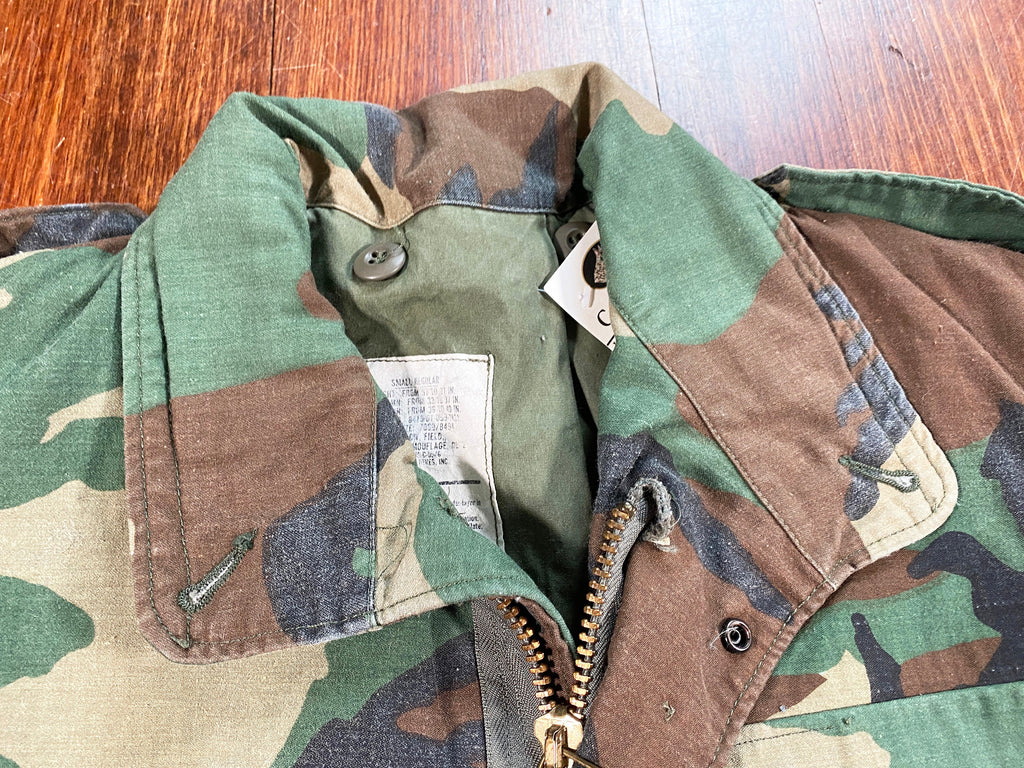 90's US Navy M-65 Field Cold Weather Jacket Camouflage 