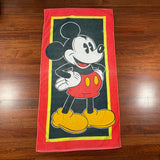 Vintage 90's Mickey Mouse Kids Disney Beach Towel