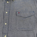 Vintage 90's Tommy Hilfiger Blue Chambray Button Down Shirt
