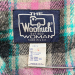 Vintage 80's Woolrich Women's Blue Plaid Lined Chore Coat - CobbleStore Vintage