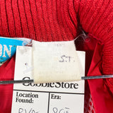 Vintage 90's Woolrich Red Teton Windbreaker Packable Hood Jacket