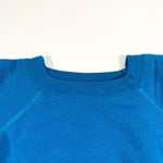 Vintage 90's Blank Blue Raglan Hanes Crewneck Sweatshirt