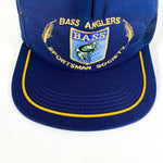 Vintage 90's Bass Anglers Fishing Pinstripe Hat
