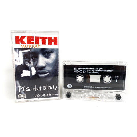 Vintage 1985 Keith Murray "This That Shit" Rap Cassette Tape