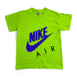 Vintage 90's Nike Air Neon Green Grey Tag T-Shirt