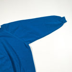 Vintage 90's Blank Blue Raglan Hanes Crewneck Sweatshirt