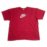 Vintage 90's Nike Logo Swoosh Maroon Basketball T-Shirt