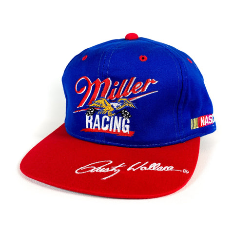 Vintage 90's Rusty Wallace Beer Racing Nascar Hat