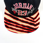 Vintage 90's Michael Jordan Chicago Bulls Zubaz Snapback Hat - CobbleStore Vintage