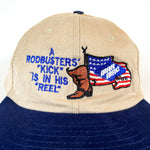 Vintage 90's Mar-Mac Wire Rodbuster Kick in His Reel Hat